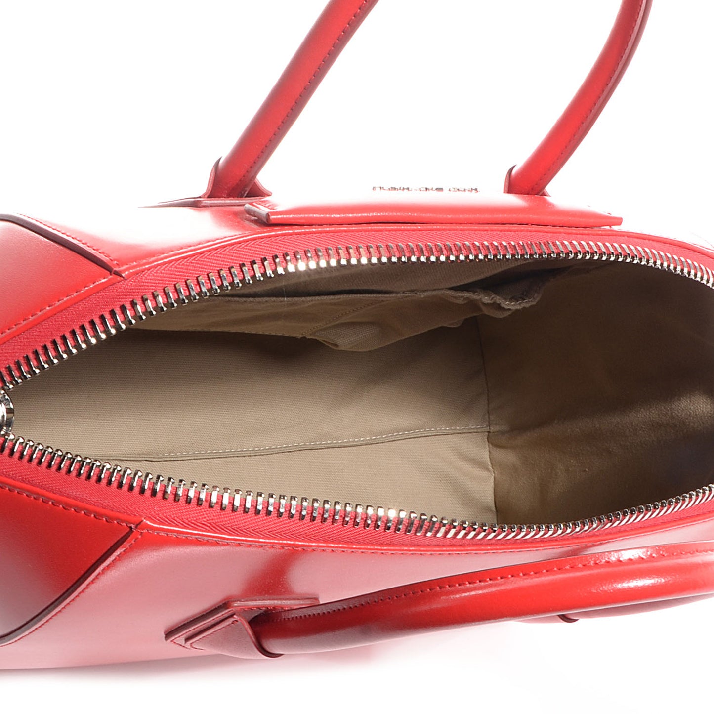 Shiny Lord Calfskin Medium Antigona Medium Red