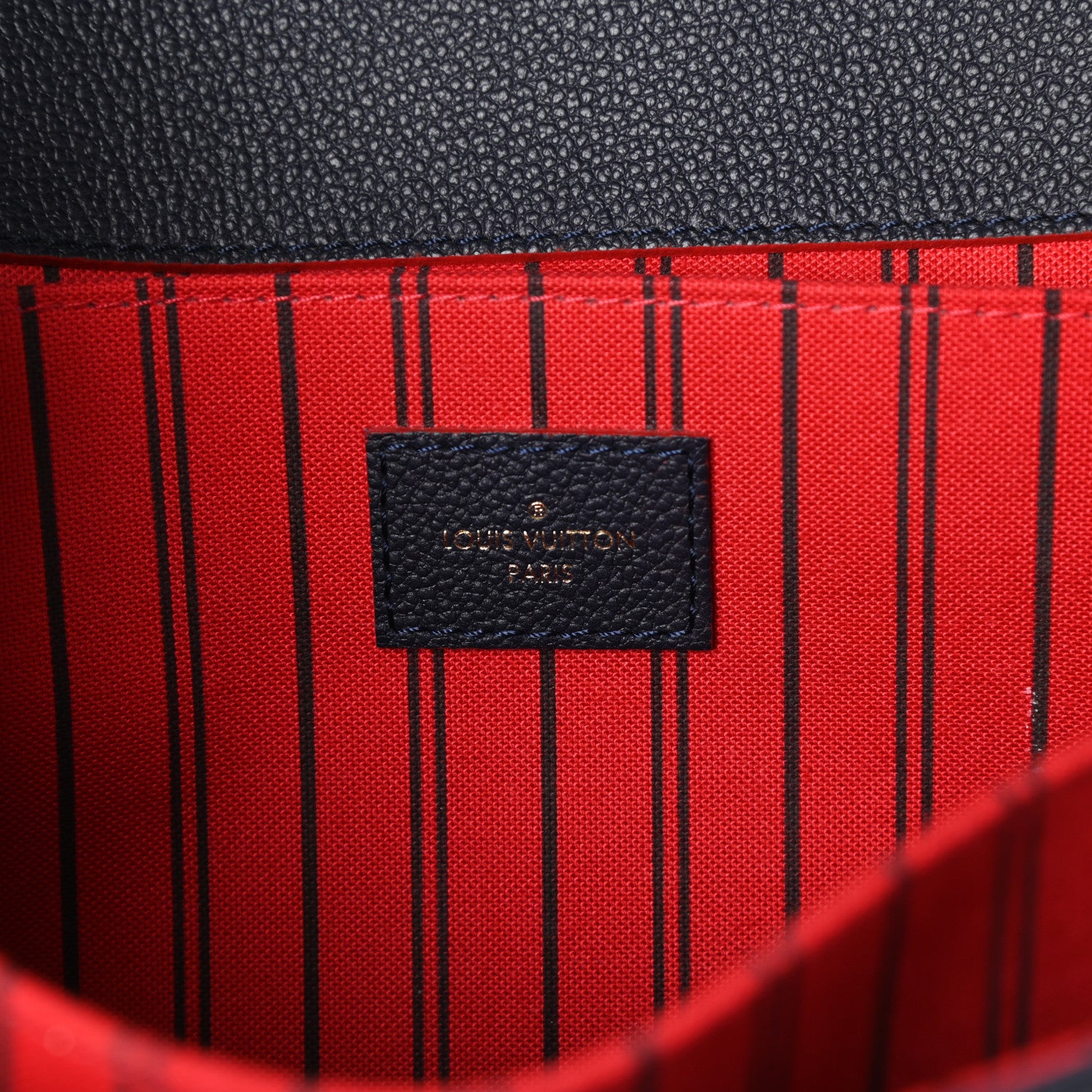 Louis Vuitton Empreinte Pochette Metis Marine Rouge 6 of 9