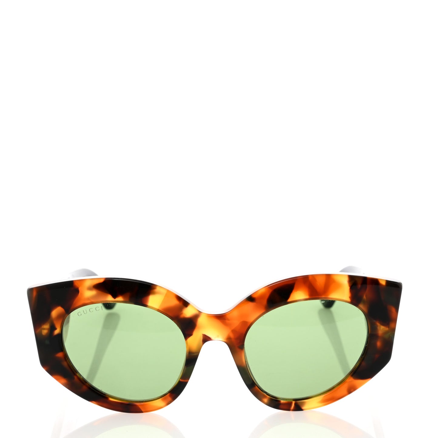 Acetate Oversized Rectangle Frame Web Sunglasses GG 0275/S Tortoise