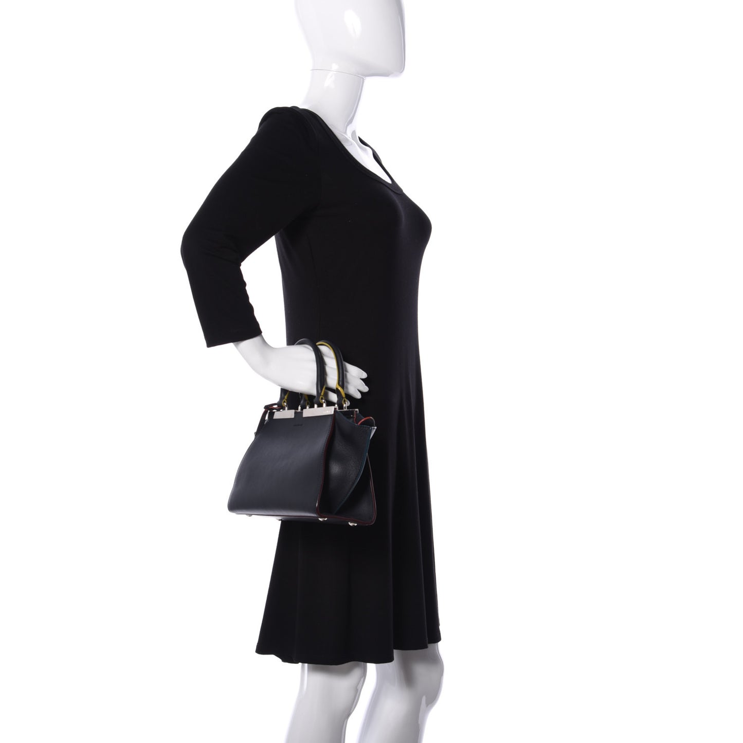 Vitello Dolce Mini 3jours Tote Blue Notte