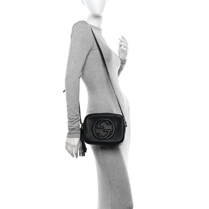 Gucci Pebbled Calfskin Small Soho Disco Bag Black 2 of 13