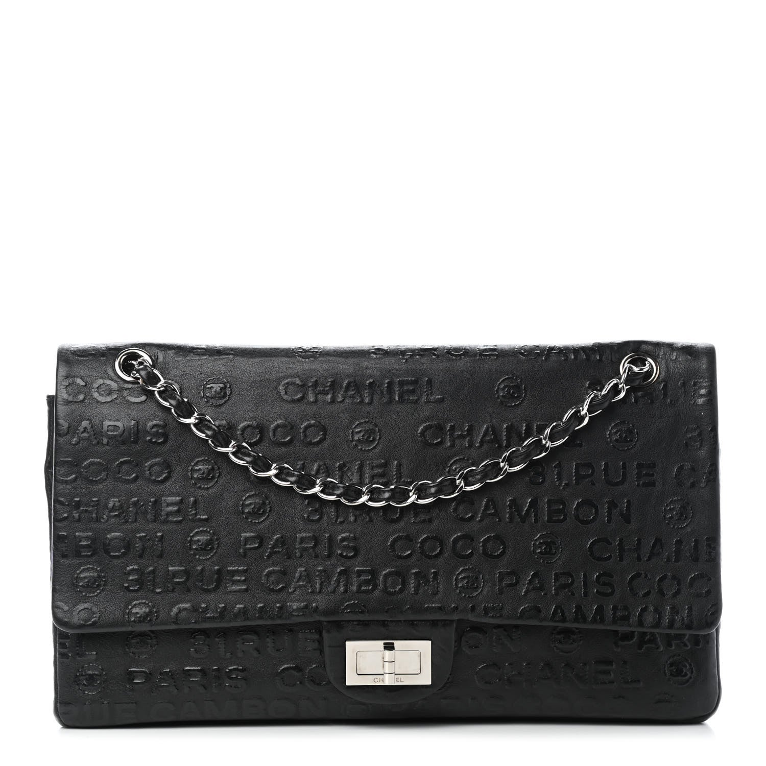 Chanel Calfskin Unlimited Jumbo Double Flap Black 1 of 5