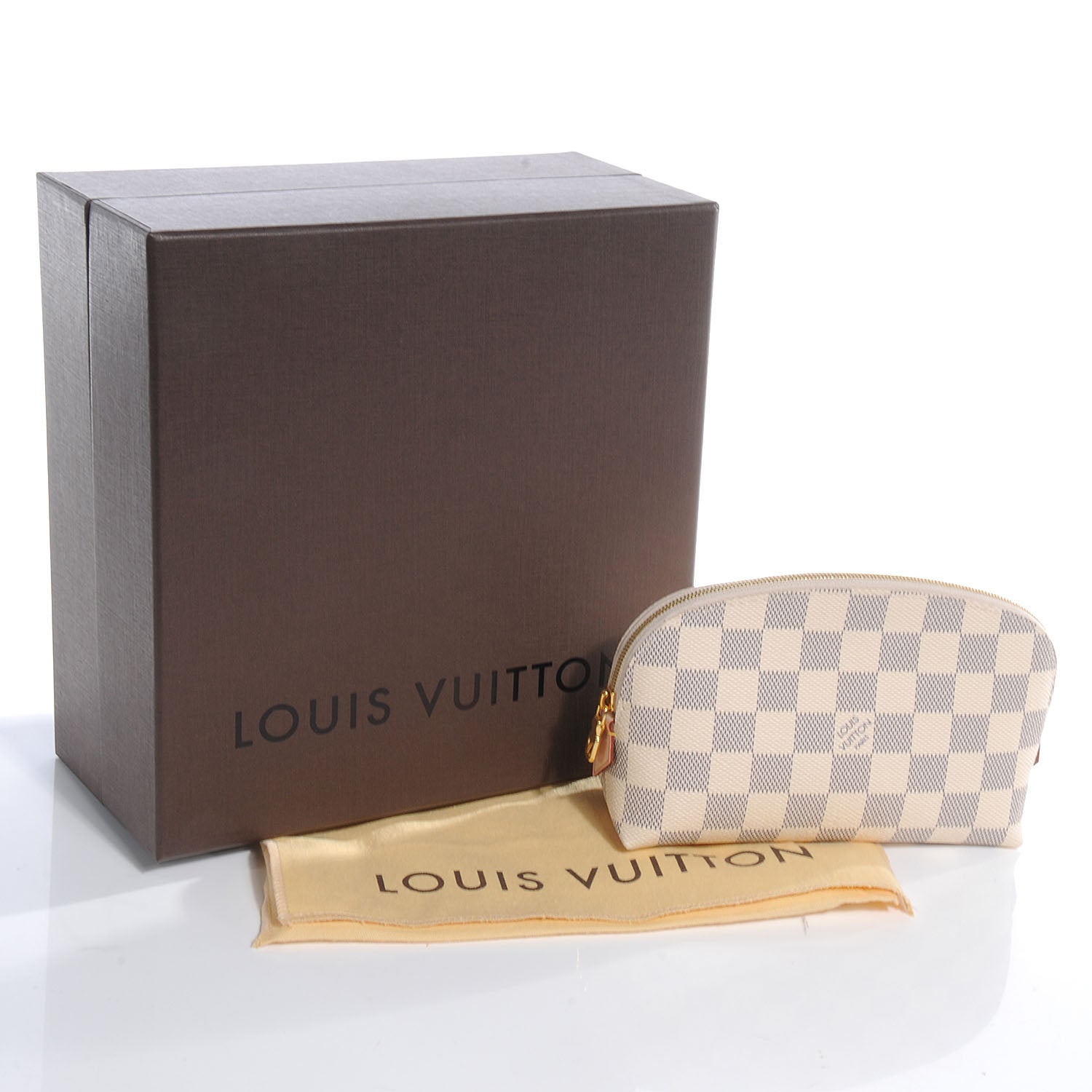 Louis Vuitton Damier Azur Cosmetic Pouch 5 of 9