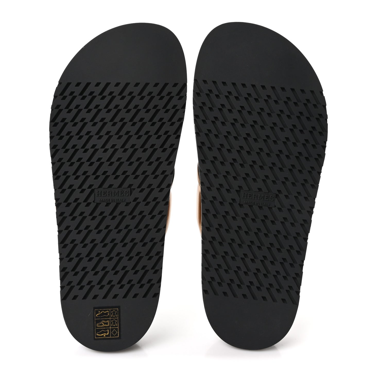Metallic Nappa Extra Sandals 37 Black Gold