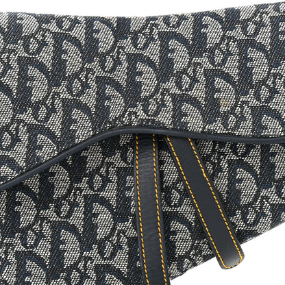Christian Dior Monogram Saddle Bag Blue 8 of 10