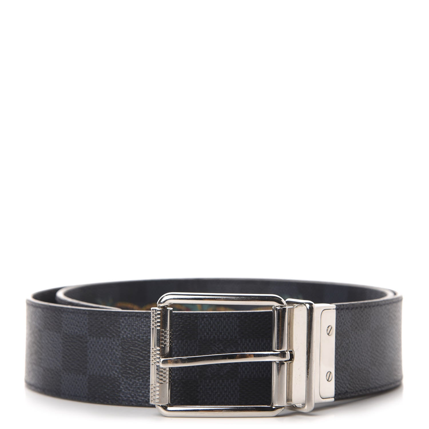 Louis Vuitton Damier Cobalt Jungle 40mm Reversible Belt 85 34 1 of 8