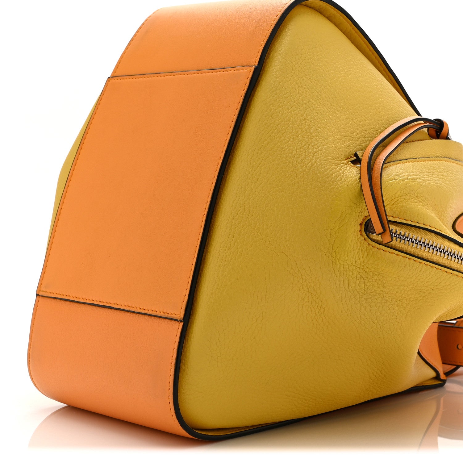 Loewe Calfskin Small Hammock Shoulder Bag Mandarin Yellow 10 of 10