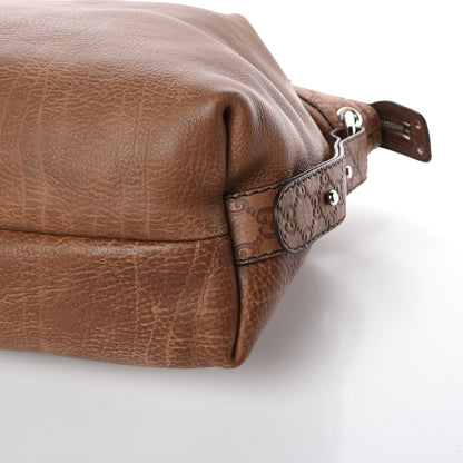 Gucci Calfskin Large Bamboo Bar Shoulder Bag Light Brown 9 of 9