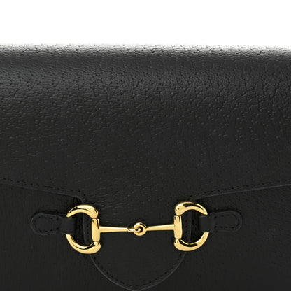 Gucci Calfskin Horsebit 1955 Shoulder Bag Black 8 of 10