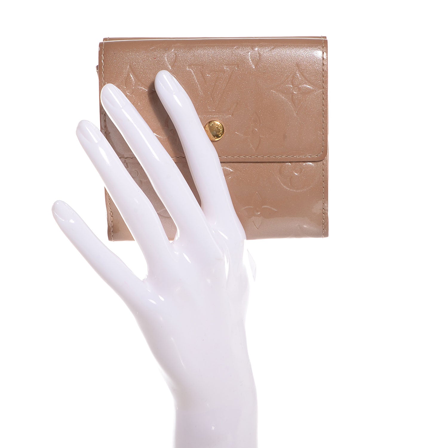 Louis Vuitton Vernis Elise Wallet Noisette 2 of 9