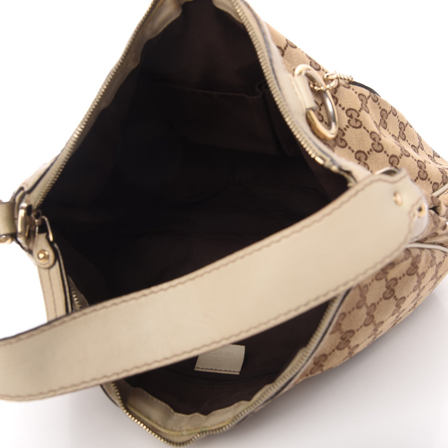 Gucci Monogram Medium Sukey Hobo Off White 5 of 15