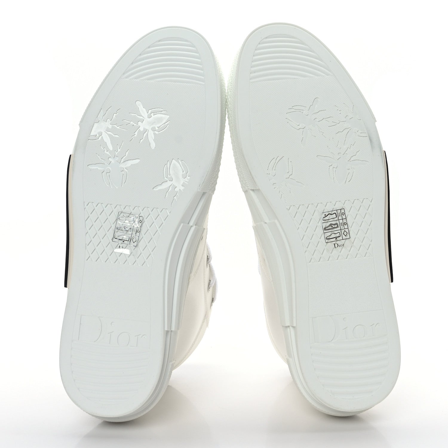 Christian Dior Canvas Mens B23 High Top Sneakers 41.5 White 5 of 7
