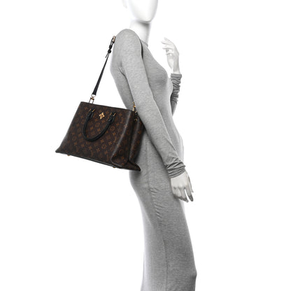 Louis Vuitton Monogram Flower Tote Black 2 of 13