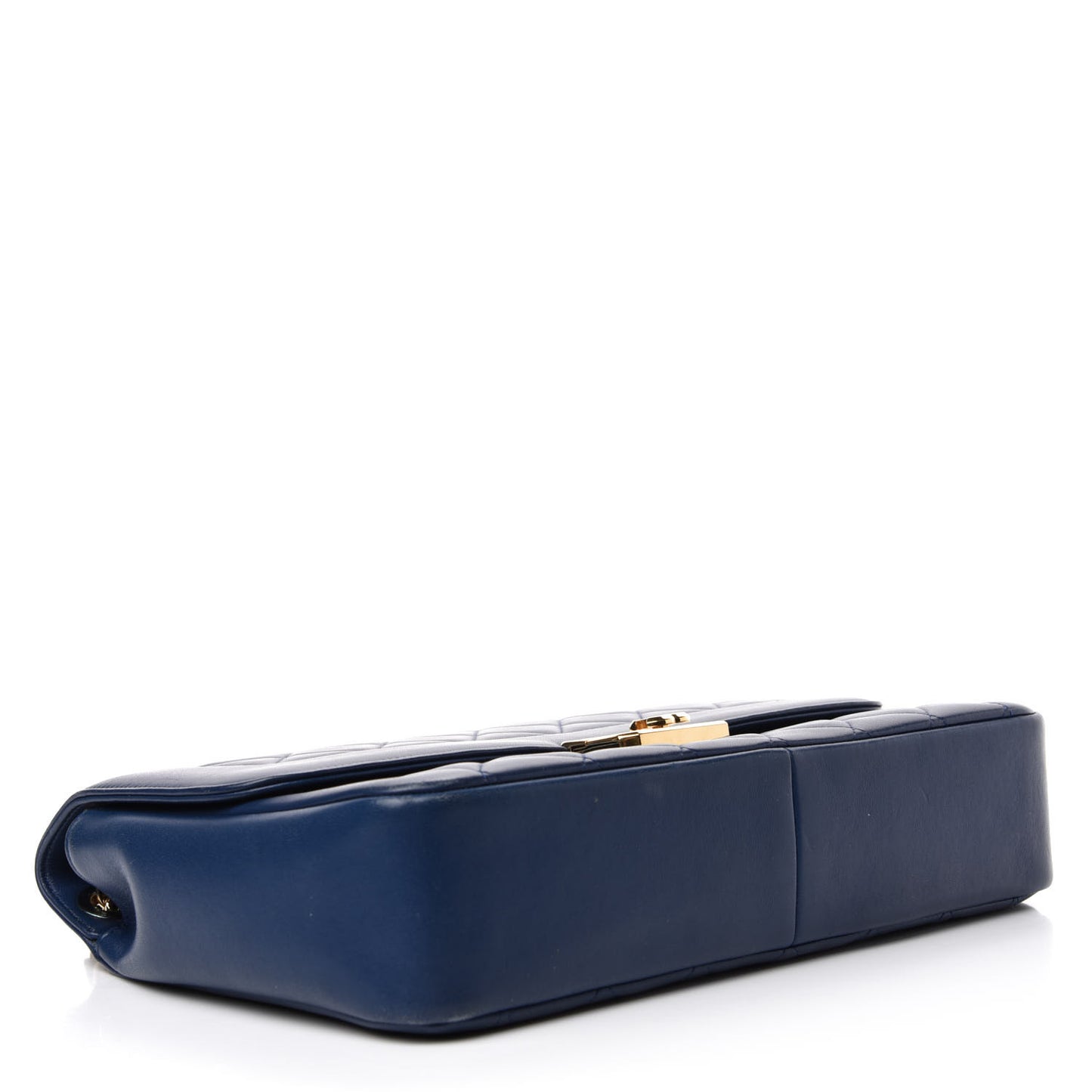 Lambskin Quilted Large Chic With Me Flap Navy
