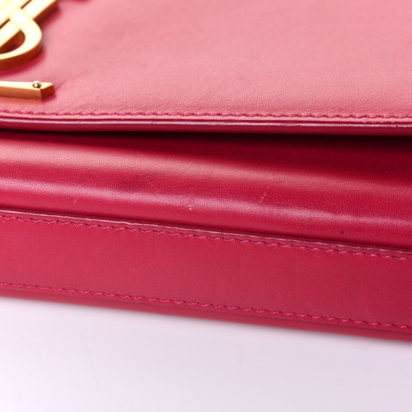 Calfskin Classic Monogram Cassandre Clutch Fuchsia