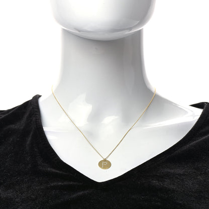 Roberto Coin 18K Yellow Gold Diamond Tiny Treasures Initial P Pendant Necklace 2 of 6