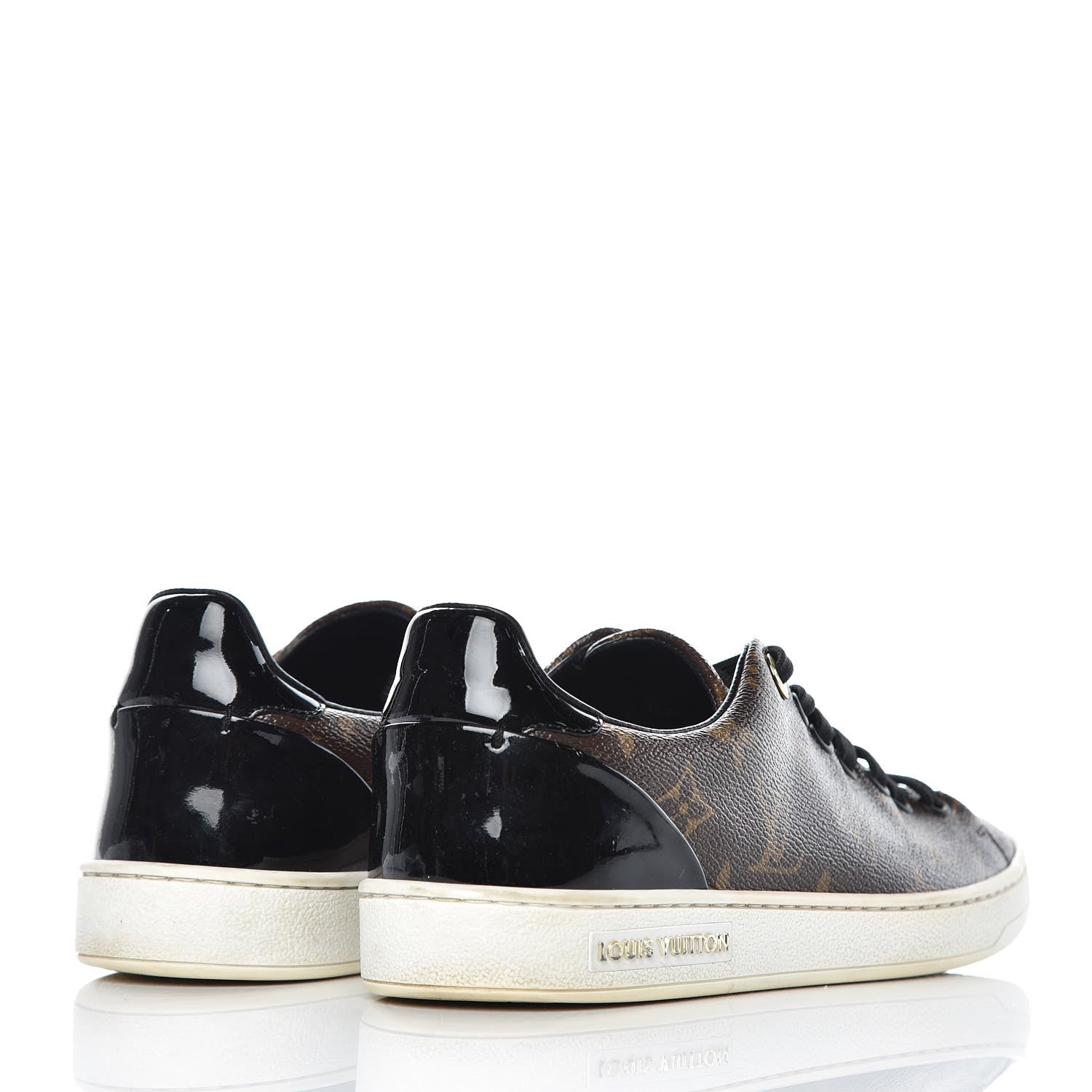 Louis Vuitton Patent Monogram Frontrow Sneakers 36.5 4 of 12
