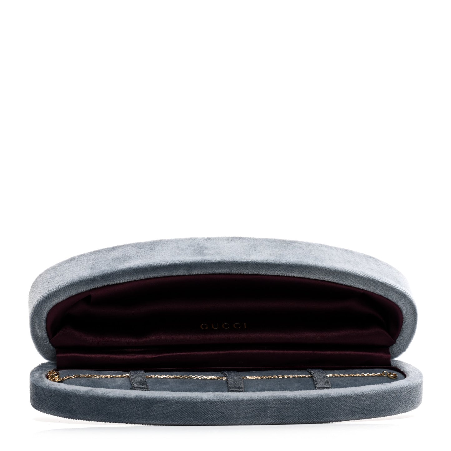 18K Yellow Gold Running GG Pendant Necklace