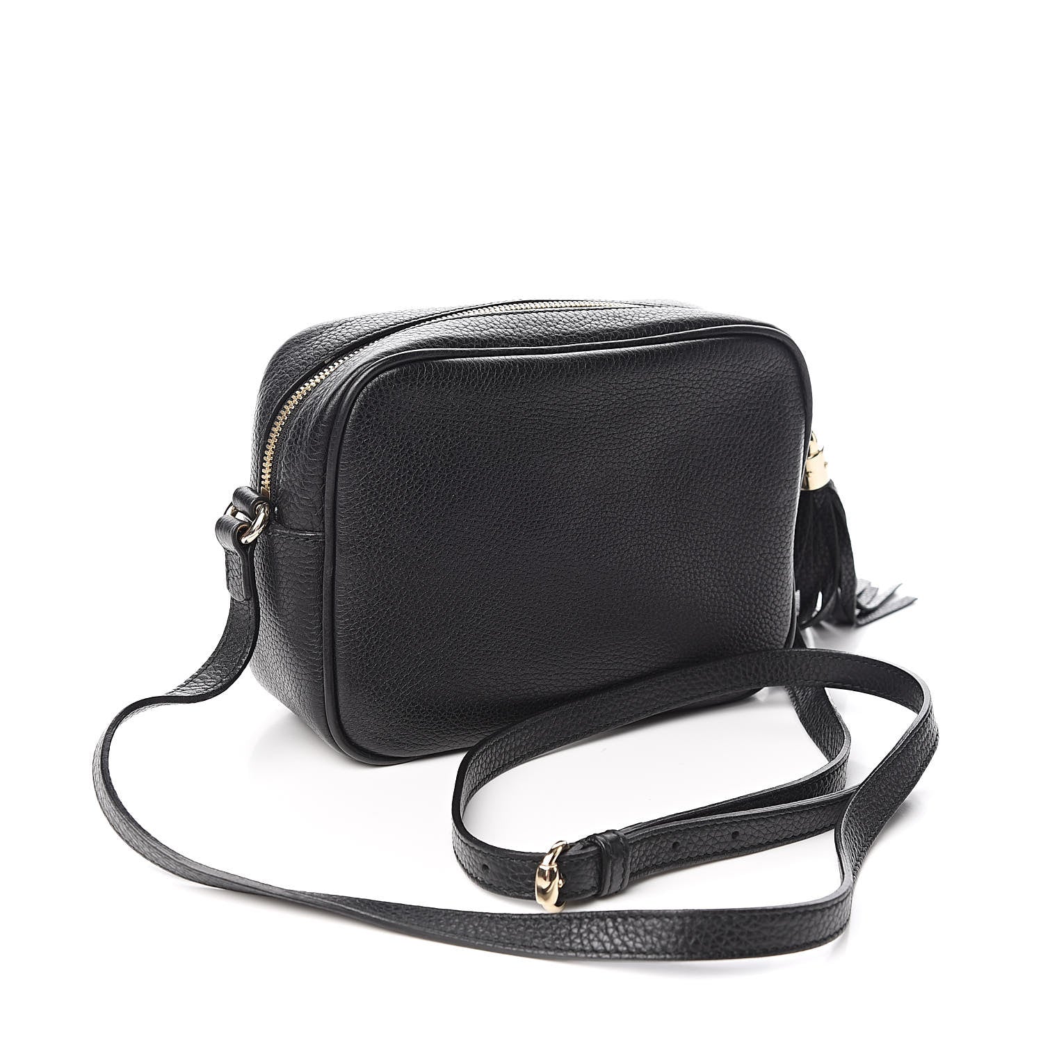 Gucci Pebbled Calfskin Small Soho Disco Bag Black 3 of 13