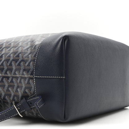 Goyard Goyardine Calfskin Cisalpin Backpack Navy 8 of 9