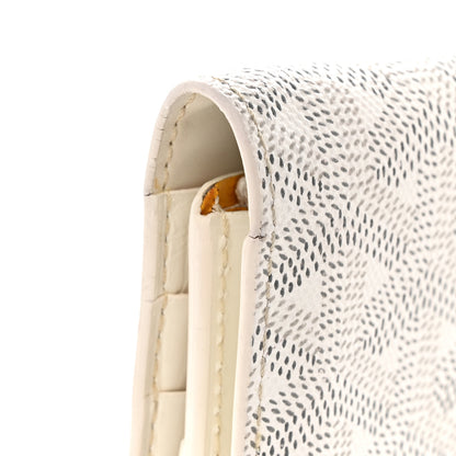 Goyard Goyardine Richelieu Wallet White 11 of 13