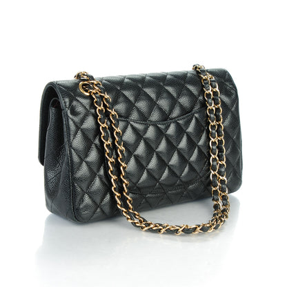 Chanel Caviar Quilted Medium Double Flap Black 3 of 6