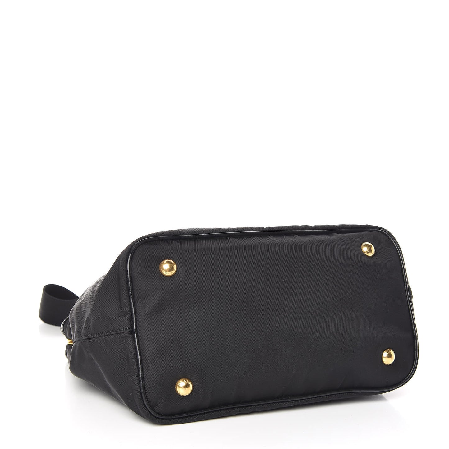 Tessuto Nylon Soft Calf Tote Black
