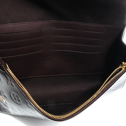 Louis Vuitton Vernis Robertson Clutch Amarante 7 of 9
