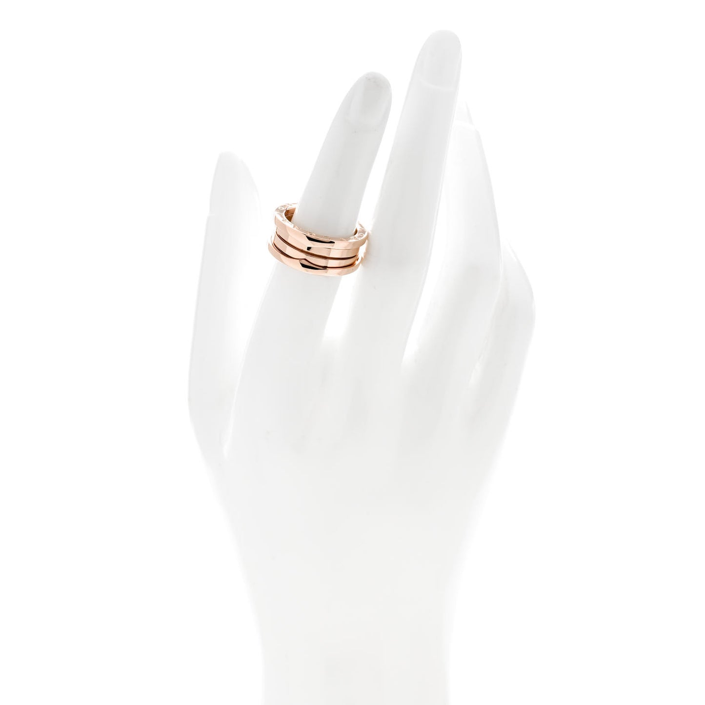 18K Rose Gold B.Zero1 Three-Band Ring 53 6.25