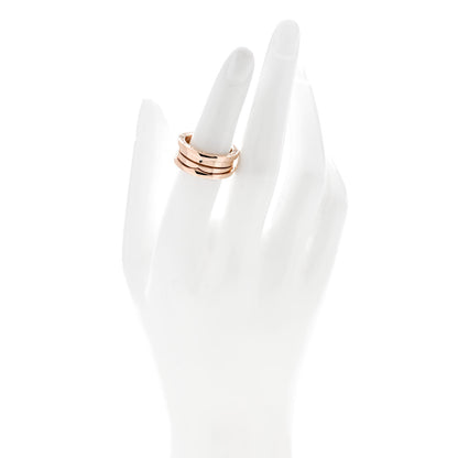 Bulgari 18K Rose Gold B.Zero1 Three-Band Ring 53 6.25 2 of 5