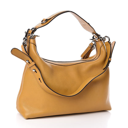Gucci Calfskin Icon Bit Medium Hobo Yellow 3 of 14
