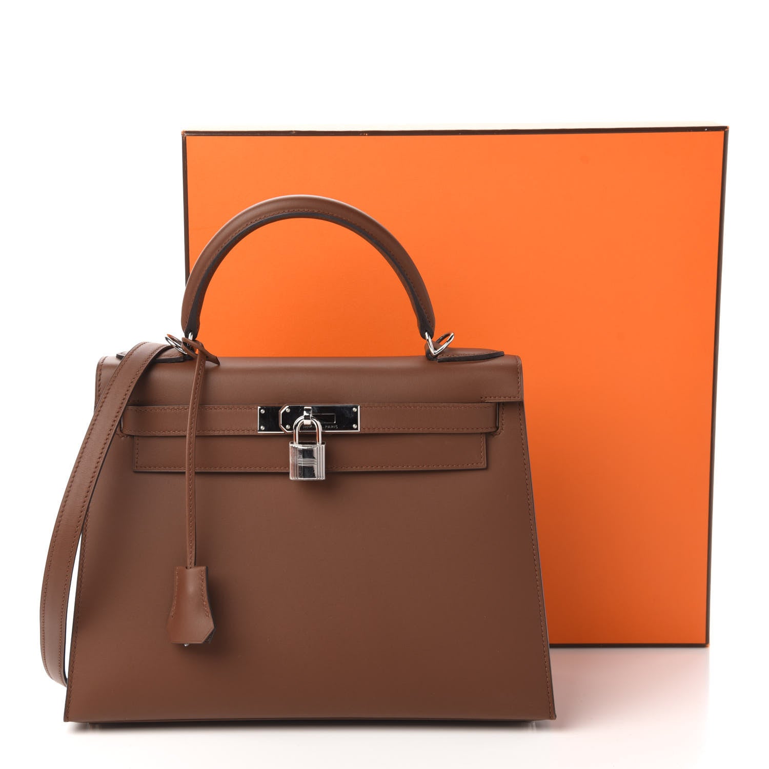 Hermes Sombrero Kelly Sellier 28 Brulee 13 of 13