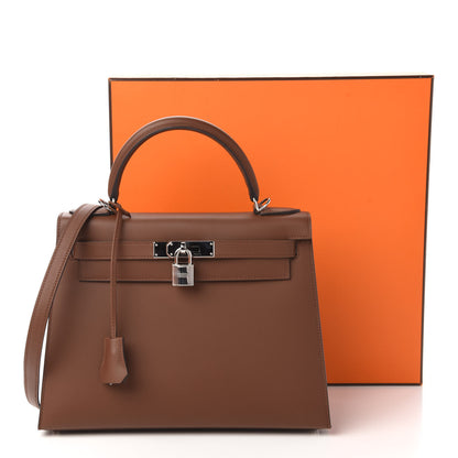Hermes Sombrero Kelly Sellier 28 Brulee 13 of 13