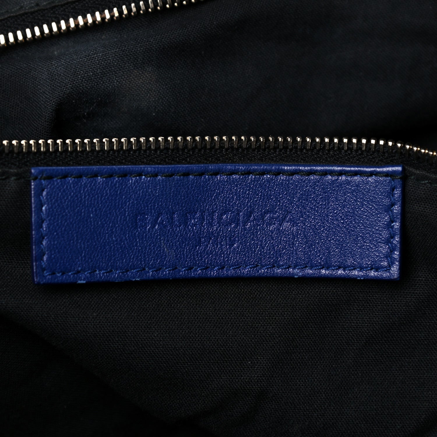 Balenciaga Chevre Gold Metallic Edge Hardware City Bleu Roi 6 of 13