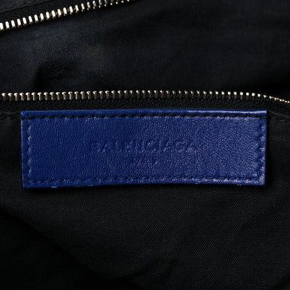 Balenciaga Chevre Gold Metallic Edge Hardware City Bleu Roi 6 of 13