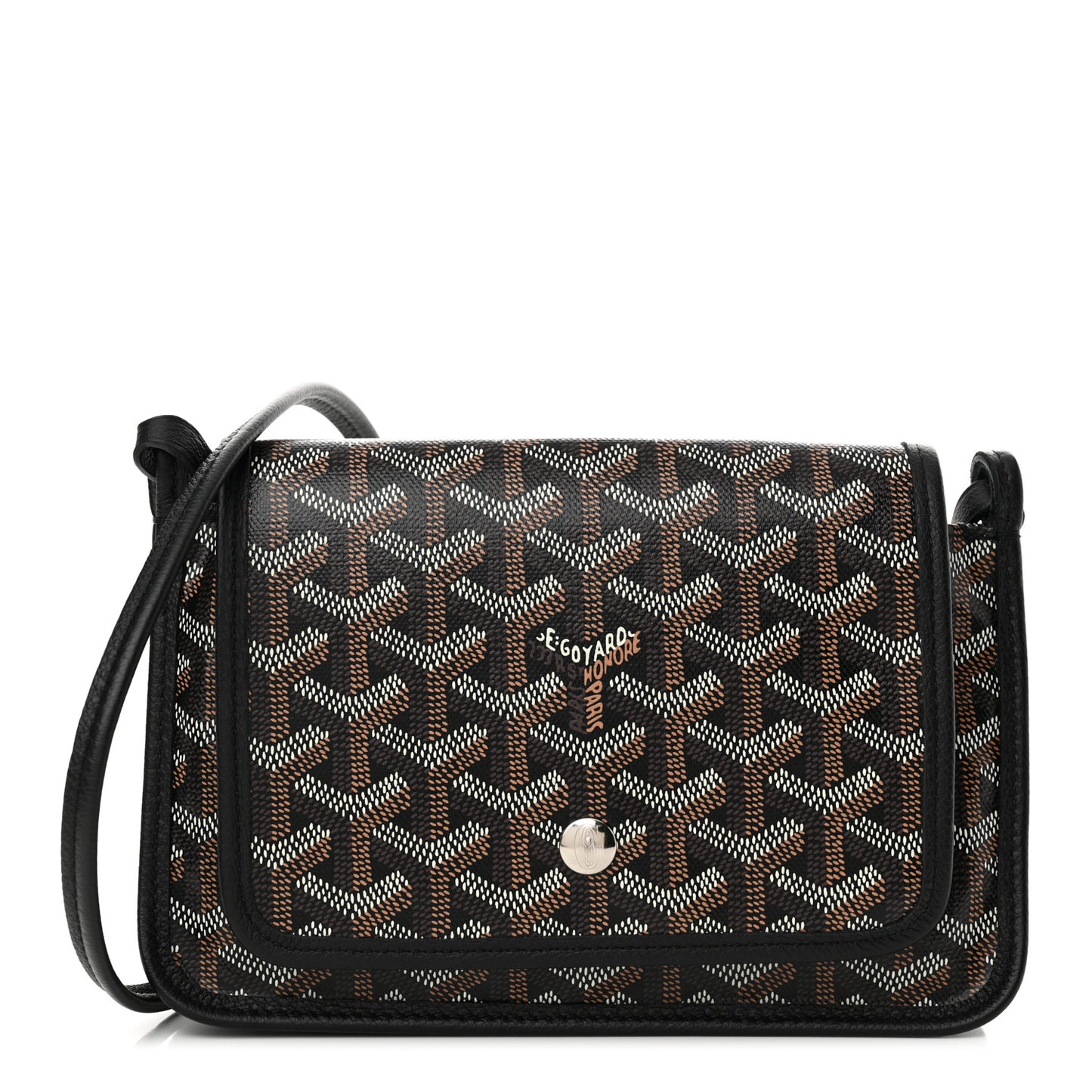 Goyardine Plumet Wallet Clutch Black