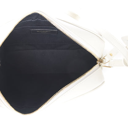 Saint Laurent Calfskin Matelasse Monogram Lou Camera Bag Crema Soft 4 of 10