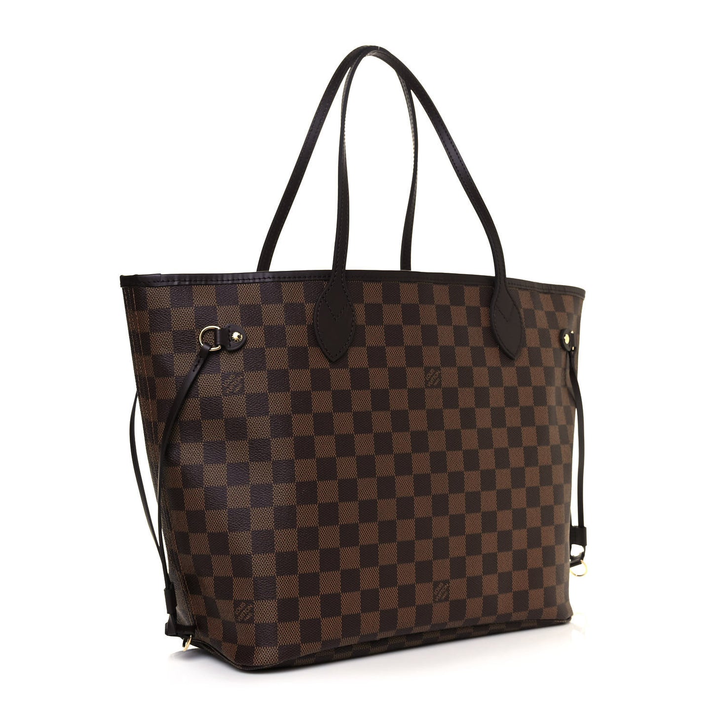 Damier Ebene Neo Neverfull MM Rose Ballerine