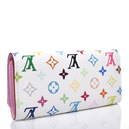 Louis Vuitton Monogram Multicolor Multicles 4 Key Holder White Litchi 3 of 8