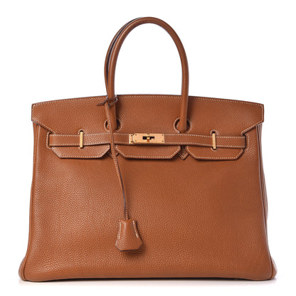 Hermes Togo Birkin 35 Gold 1 of 40