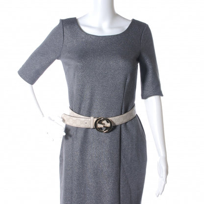 Gucci Guccissima Interlocking G Belt 80 32 Ivory 2 of 4