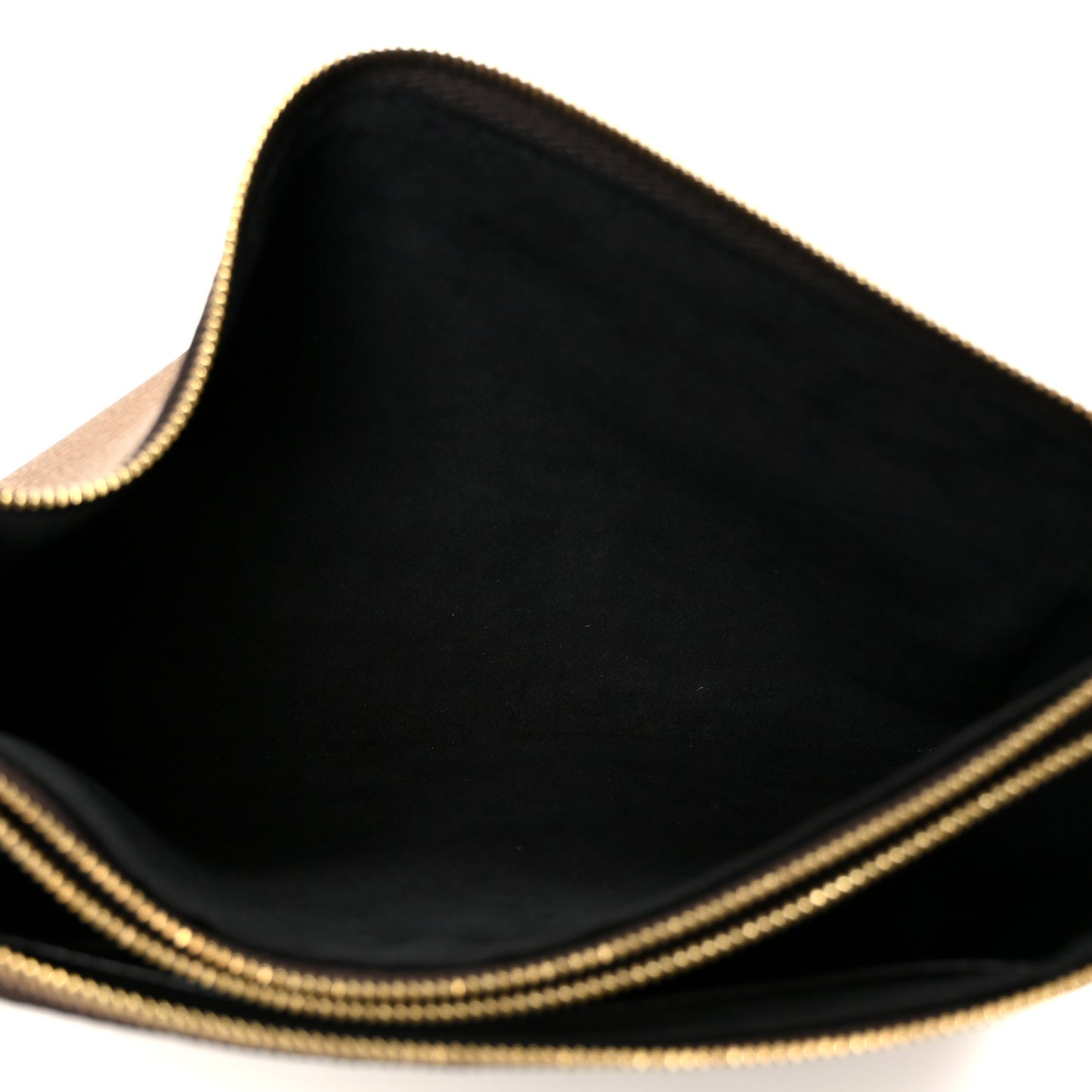 Reverse Monogram Giant Double Zip Pochette