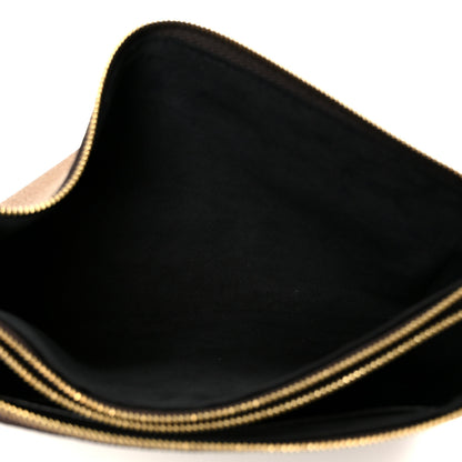 Louis Vuitton Reverse Monogram Giant Double Zip Pochette 5 of 12