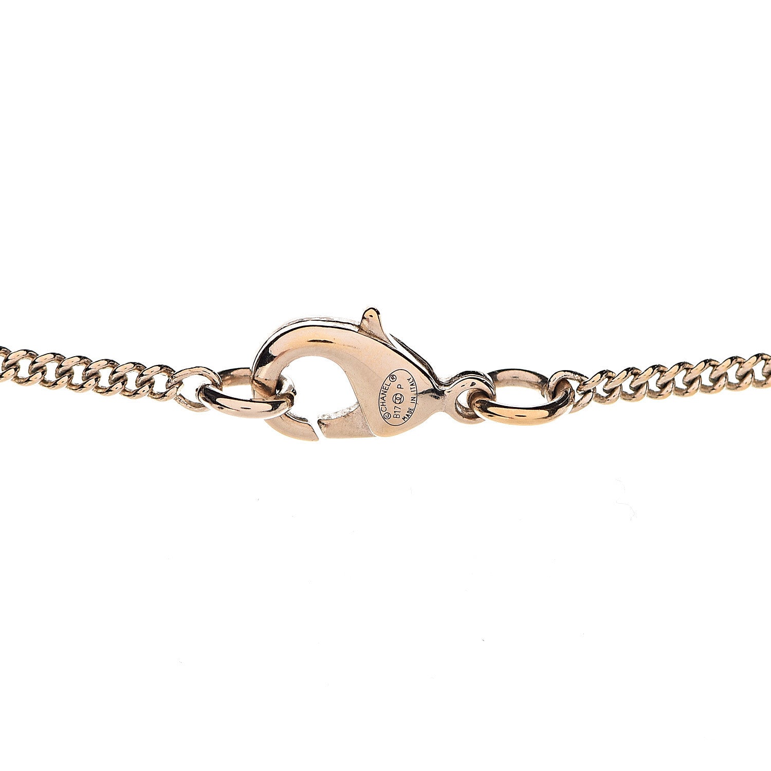 Chanel Pearl CC Drop Necklace Gold 5 of 6