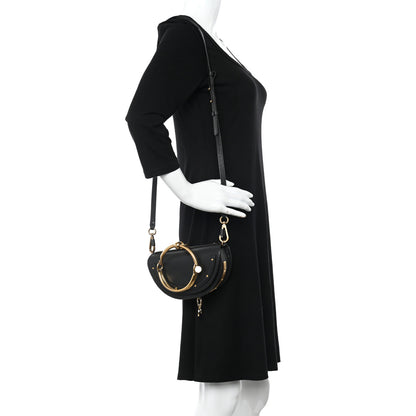 Chloe Calfskin Small Nile Bracelet Minaudiere Bag Black 2 of 11