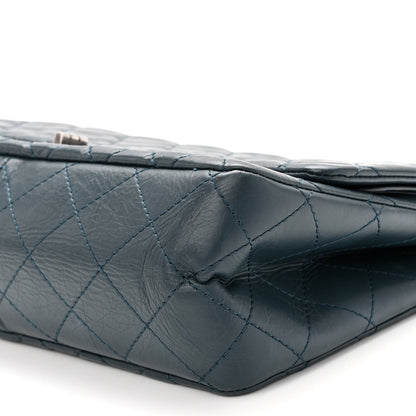 Chanel Aged Calfskin Quilted 2.55 Reissue 227 Green 9 of 11