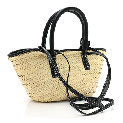 Jacquemus Raffia Le Petit Panier Soli Black 3 of 9