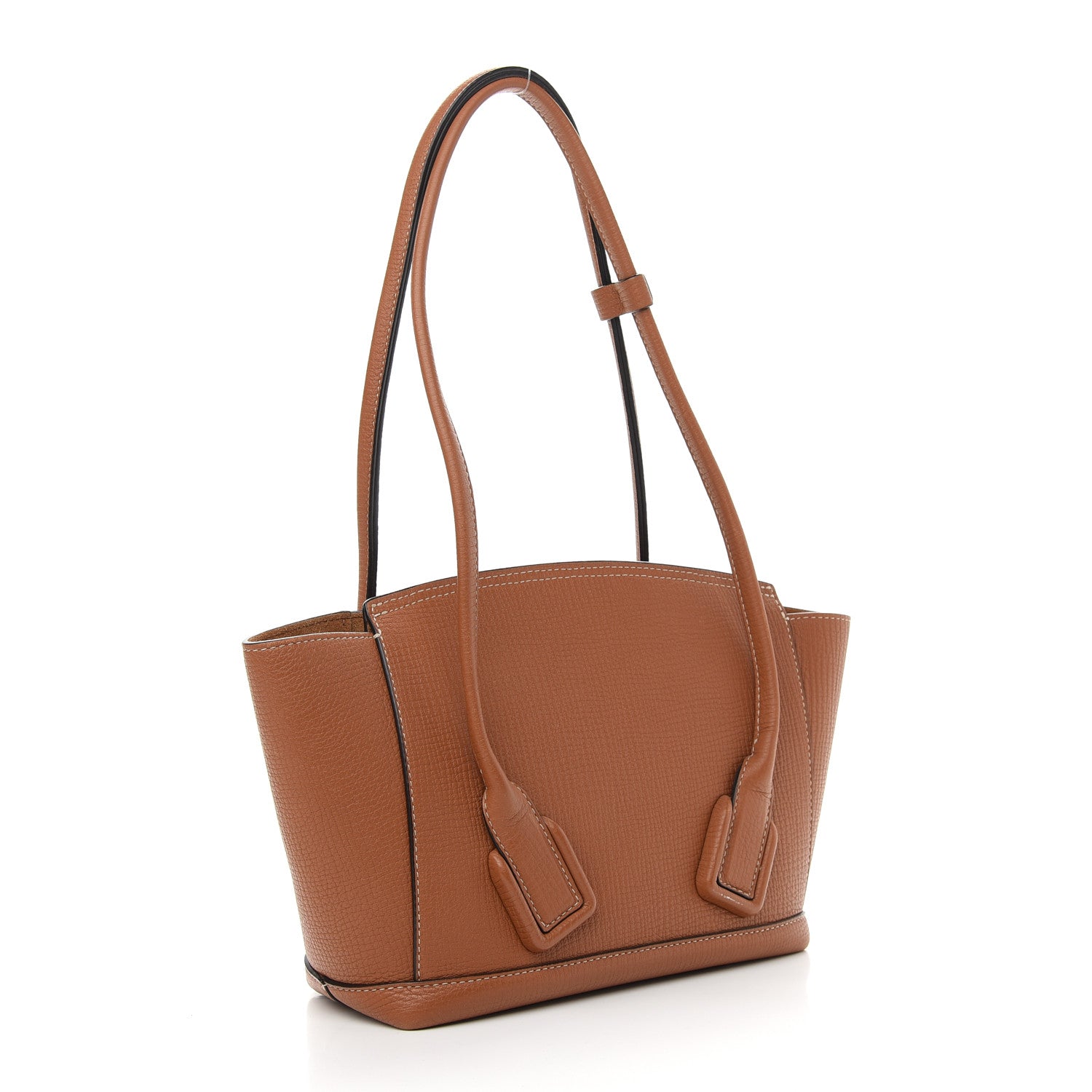 Bottega Veneta Grainy Calfskin Small Arco Wood 3 of 9