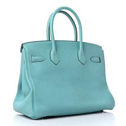 Hermes Togo Birkin 30 Bleu Atoll 4 of 20