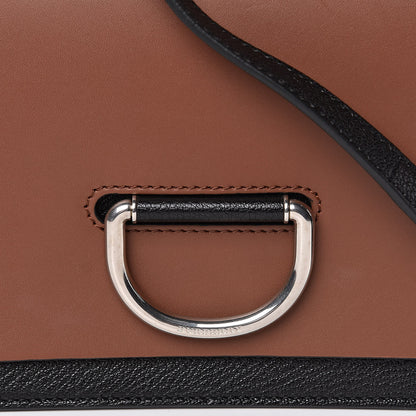 Burberry Calfskin Small D-Ring Bag Tan Black 10 of 10